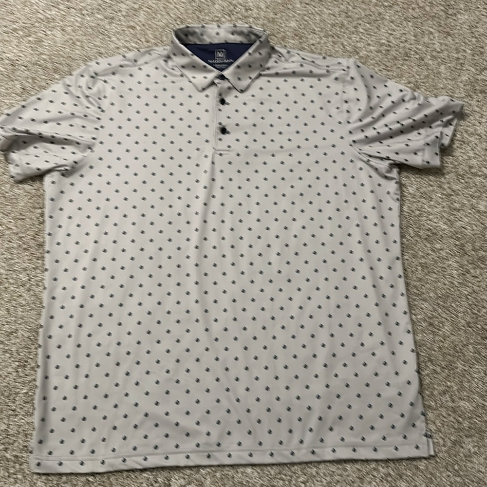 Mizzen + Main Kent polo in classic cut, size L